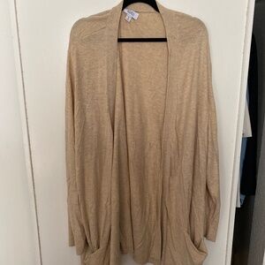 Open cardigan